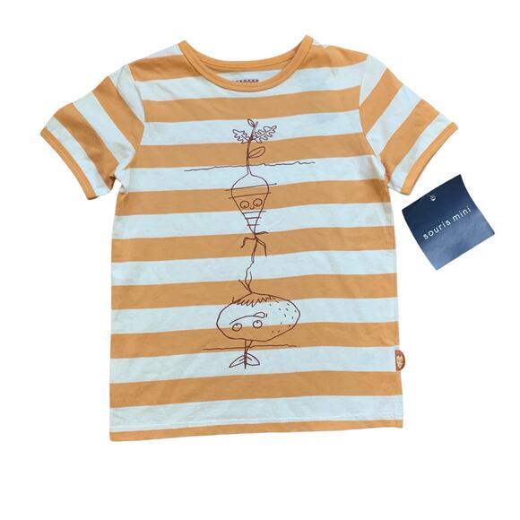 Souris Mini NWT Veggie Striped Tee - Picture 6 of 9